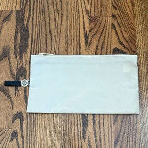 Happ Beige Medium Tab Expandable Packing Zip Pouch for Diaper Bag NWOT